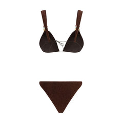 Oséree Brown Polyamide Bikini - S