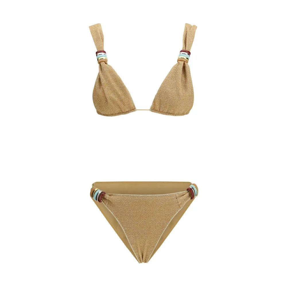 Oséree Gold Polyamide Bikini