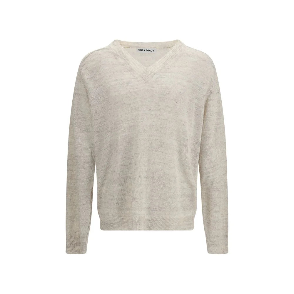 Our Legacy Beige Linen Sweatshirt