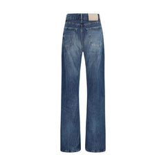 Our Legacy Blue Cotton Bootcut Jeans
