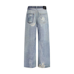 Our Legacy Blue Cotton Relaxed Fit Jeans - IT40 | M
