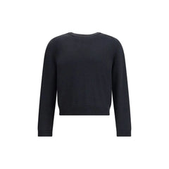 Our Legacy True Roundneck in Off Black Rustic Merino - Sweaters