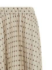 P.A.R.O.S.H. Beige Polyester Mini Skirt