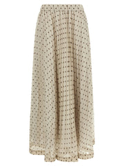 P.A.R.O.S.H. Beige Polyester Mini Skirt