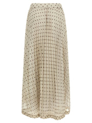P.A.R.O.S.H. Beige Polyester Mini Skirt