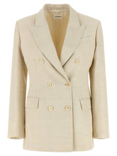 P.A.R.O.S.H. Beige Viscose Blazer - XL