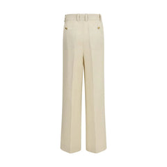P.A.R.O.S.H. Beige Viscose Casual Pants