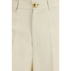 P.A.R.O.S.H. Beige Viscose Casual Pants