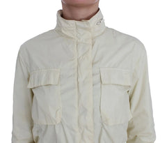 P.A.R.O.S.H. Beige Weather Proof Trench Jacket Coat - S - Trench Coats