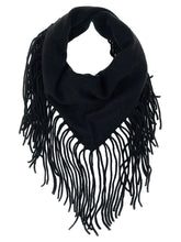 P.A.R.O.S.H. Black Cashmere Scarf