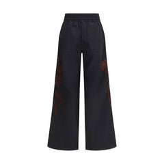 P.A.R.O.S.H. Black Cotton Casual Pants