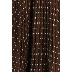 P.A.R.O.S.H. Brown Polyester Long Skirt - M