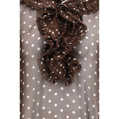 P.A.R.O.S.H. Brown Polyester Pattern Shirt - M