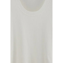 P.A.R.O.S.H. Cream Cotton Tank Tops