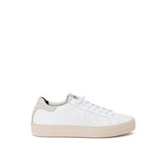 P448 White Leather Sneakers Elegant Casual Footwear - EU36/US6 - Sneakers