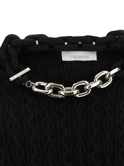 Paco Rabanne Black Wool Cardigan - S