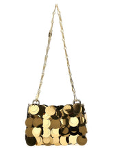Paco Rabanne Goldene Handtasche aus Polyester