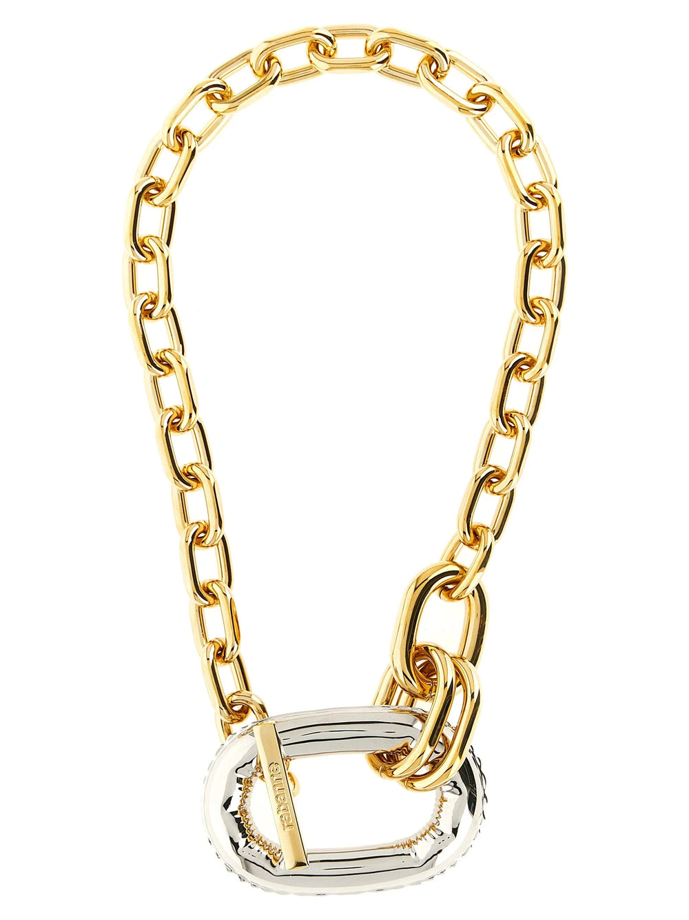 Paco Rabanne Multicolor Brass Necklace - One Size