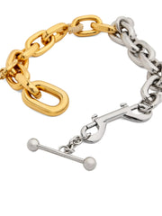 Paco Rabanne Multicolor Brass Necklace - One Size