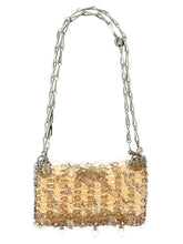 Sac bandoulière en plexiglas multicolore Paco Rabanne