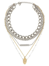Paco Rabanne Silver Brass Necklace - One Size