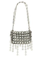 Sac bandoulière en laiton argenté Paco Rabanne