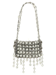 Paco Rabanne Silver Brass Shoulder Bag