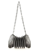 Paco Rabanne Silver Stainless Steel Shoulder Bag