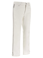 Paco Rabanne White Cotton Jeans Denim