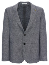 Pal Zileri Blue Linen Blazer