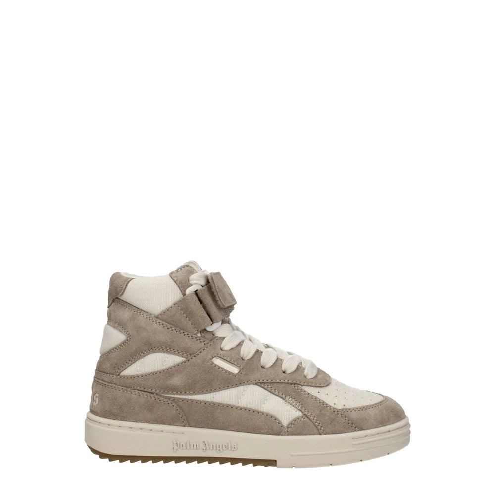 Palm Angels Beige Leather High Tops
