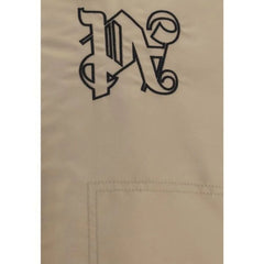 Palm Angels Beige Polyamide Bomber