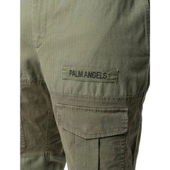 Palm Angels Bicolor Cotton Cargo Pants - 44