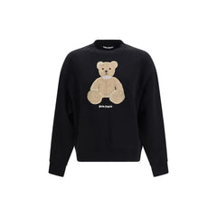 Palm Angels Sort bomuldssweatshirt