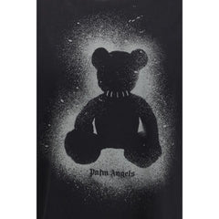 Palm Angels Black Cotton T-Shirt - S