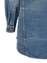 Palm Angels Blue Cotton Denim Jacket - XS