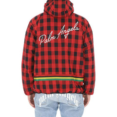 Palm Angels Checked Windbreaker Jacket - Windbreakers