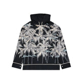 Palm Angels Hooded Printed Shirt - Hoodies