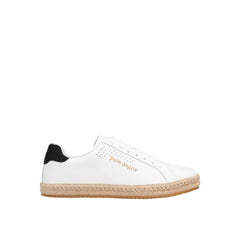 Palm Angels White Calfskin Platform Sneakers - EU43/US10