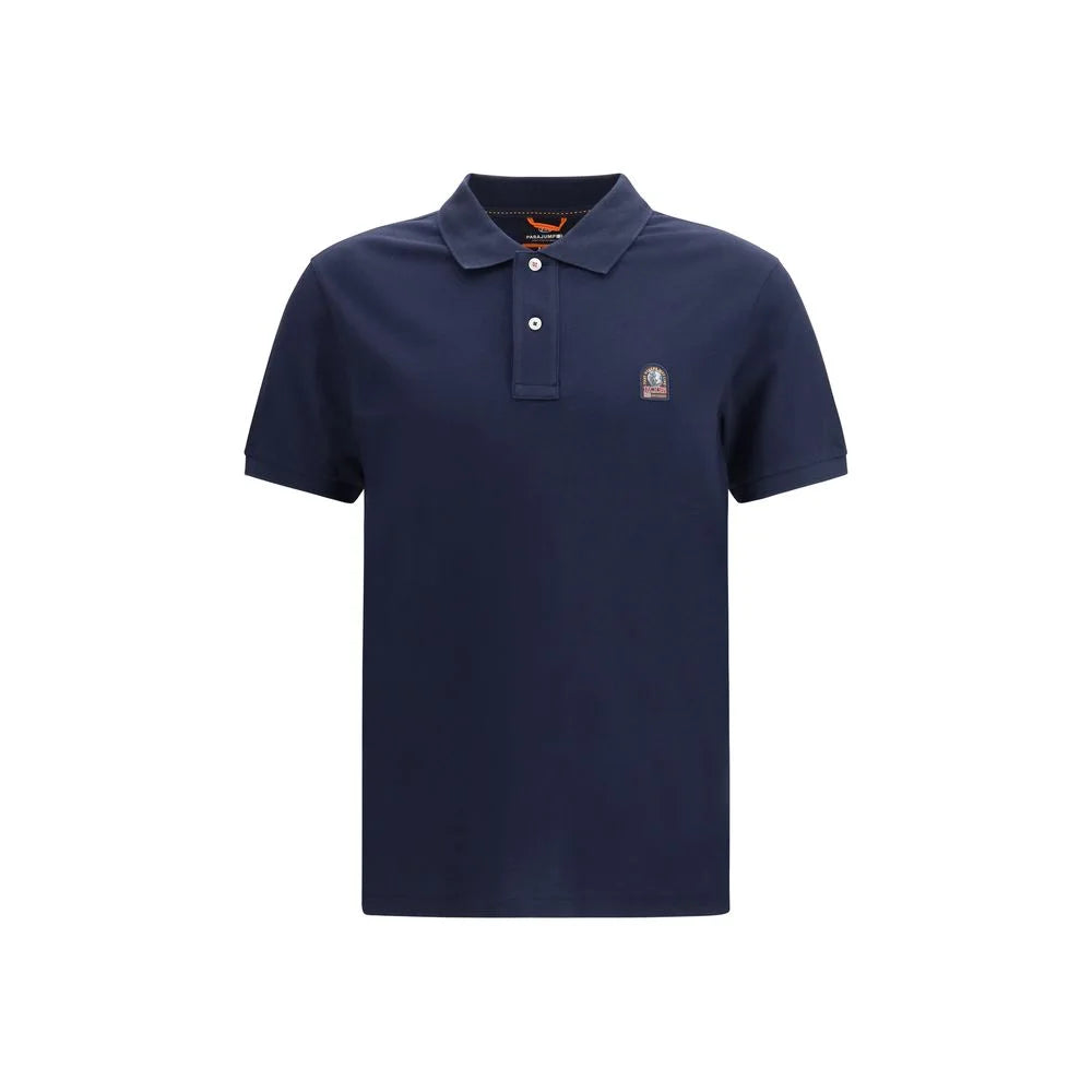 Parajumpers Blue Cotton Polo Shirt
