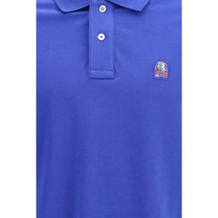 Parajumpers Blue Cotton Polo Shirt