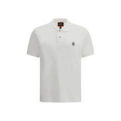 Parajumpers White Cotton Polo Shirt