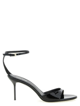 Sandales à talons stilettos Paris Texas en veau noir