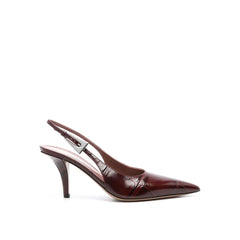 Paris Texas Jessica Leather Slingback Pumps - Heels