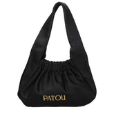 Patou Black Fabric Handbag