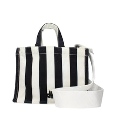 Patou Black Fabric Handbag