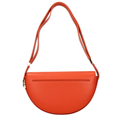 Patou Orange Leather Shoulder Bag