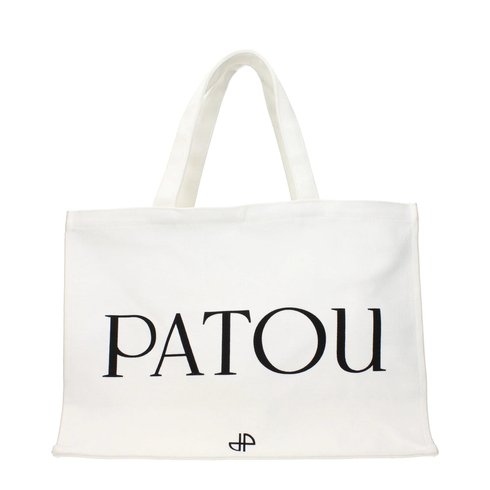 Patou White Fabric Handbag