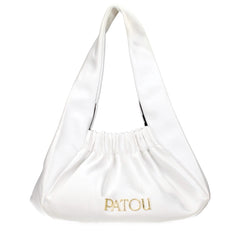 Patou White Fabric Handbag