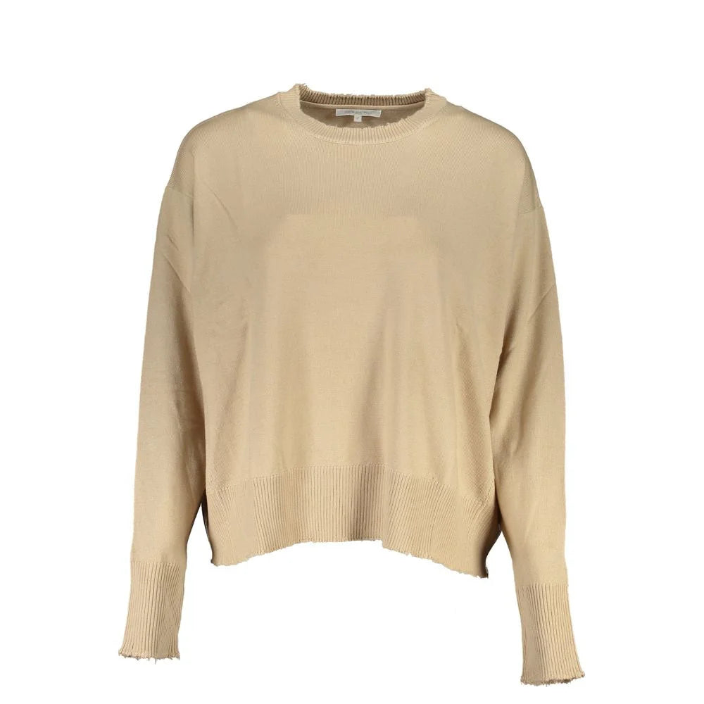 Patrizia Pepe Beige Fabric Sweater - Sweaters